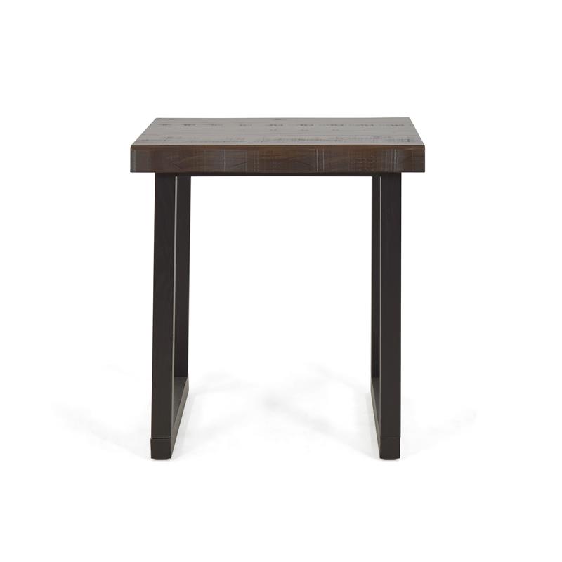 Jennings Live Edge Cherry and Ebony Wood End Table
