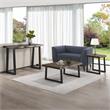 Jennings Live Edge Cherry and Ebony Wood End Table