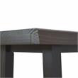 Jennings Cherry and Ebony Solid Wood Live Edge Sofa Bar Table