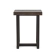 Steve Silver Jennings Cherry and Ebony Solid Wood Live Edge Stool