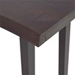 Steve Silver Jennings Cherry and Ebony Solid Wood Live Edge Stool