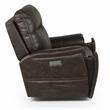 Lexington Brown Faux Leather Power Media Recliner