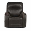 Lexington Brown Faux Leather Power Media Recliner