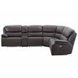 Steve Silver Plaza Smoke Gray 6-Piece Sectional