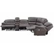 Steve Silver Plaza Smoke Gray 6-Piece Sectional