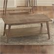 Steve Silver Milani Natural Wood Rectangle Cocktail Table
