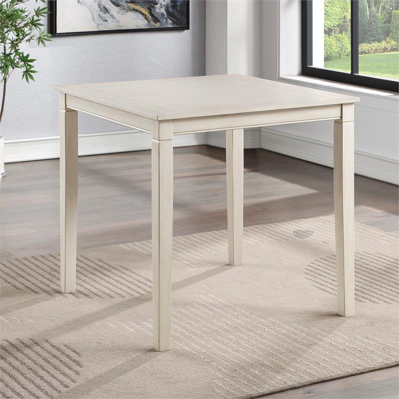 Steve Silver Westlake Weathered Ivory Wood 5-Piece Counter Height Dining Set