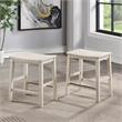 Steve Silver Westlake Weathered Ivory Wood 5-Piece Counter Height Dining Set