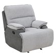 Steve Silver Cyprus Light Gray Fabric Recliner Chair