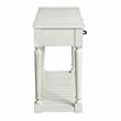 Steve Silver Hemingway White Alabaster Sofa Table
