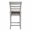 Steve Silver Hyland Stone Gray Wood Counter Chair
