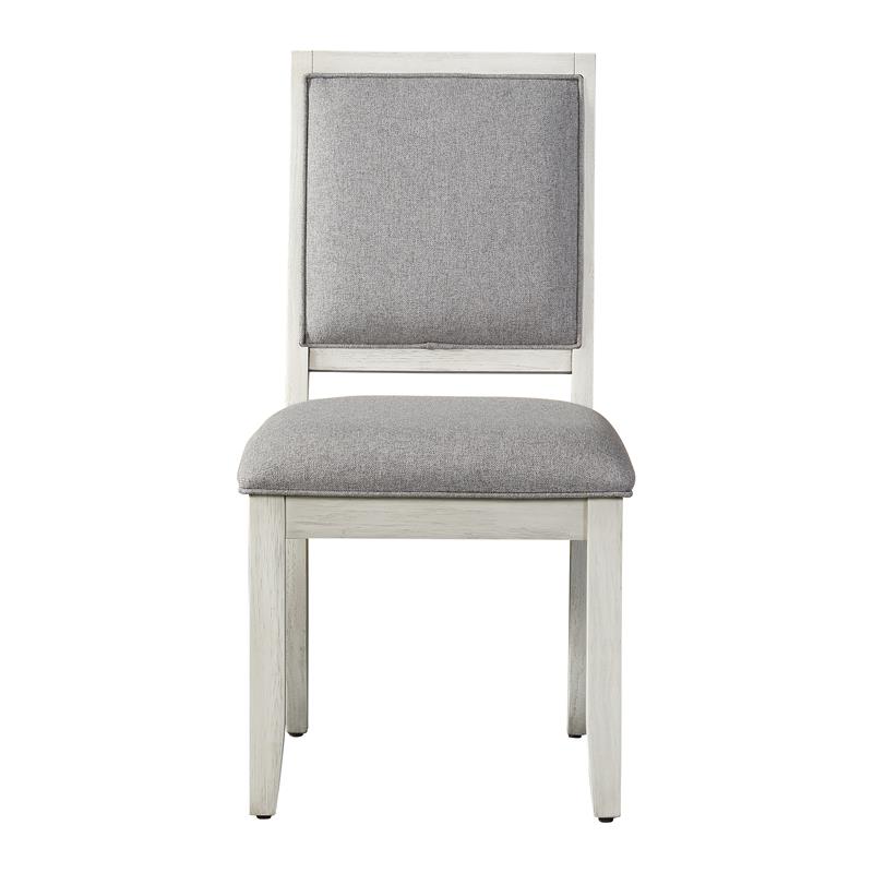 Steve Silver Canova Weathered White Wood Parsons Chair