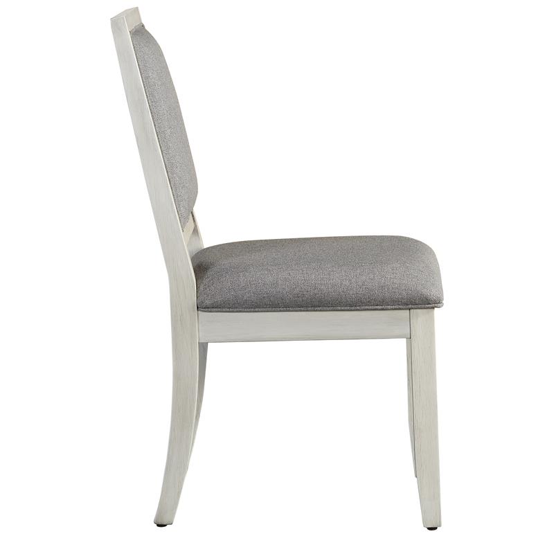 Steve Silver Canova Weathered White Wood Parsons Chair