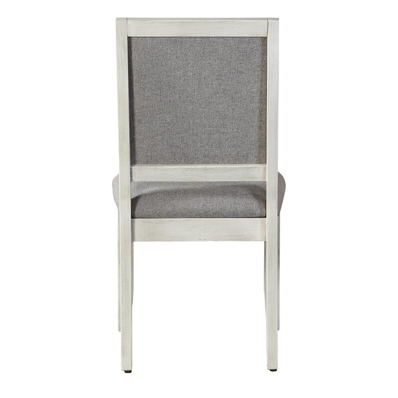 Steve Silver Canova Weathered White Wood Parsons Chair