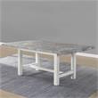 Steve Silver Canova Weathered White Wood 7-Piece Dining Set