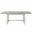 Steve Silver Canova Weathered White Wood 7-Piece Dining Set