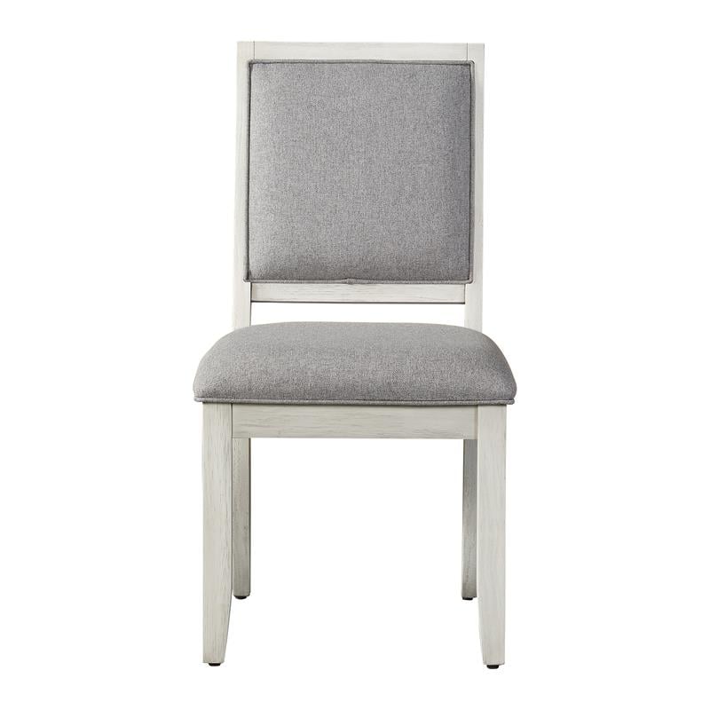 Steve Silver Canova Weathered White Wood 7-Piece Dining Set