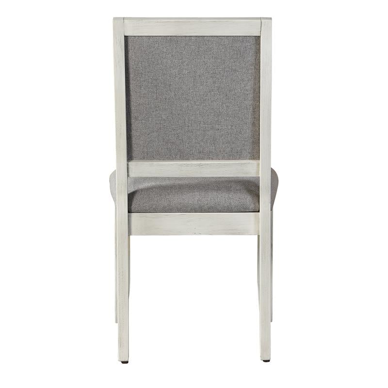 Steve Silver Canova Weathered White Wood 7-Piece Dining Set