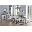 Steve Silver Joanna Two-tone Ivory and Dark Oak Dining Table