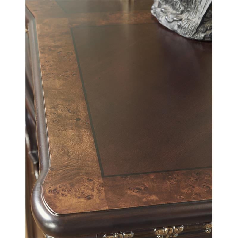 Steve Silver Monte Carlo Rich Cocoa Chocolate Media Wood Chest