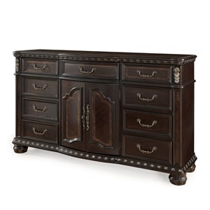 Steve Silver Monte Carlo Rich Cocoa Chocolate 9-drawer Dresser