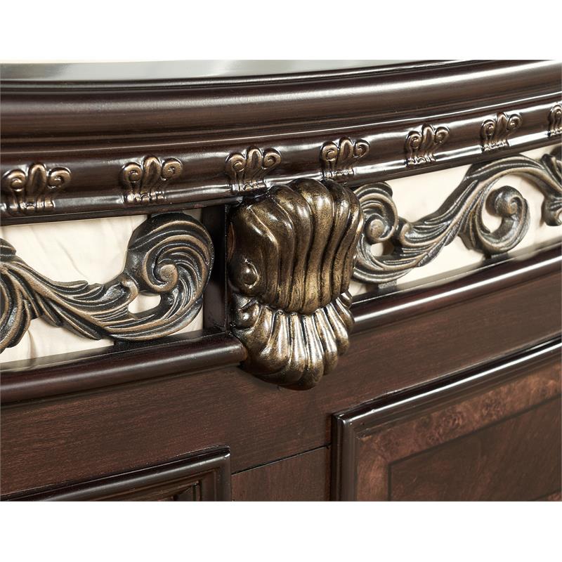 Steve Silver Monte Carlo Rich Cocoa Chocolate Queen Bed Complete
