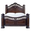 Steve Silver Monte Carlo Rich Cocoa Chocolate Queen Bed Complete