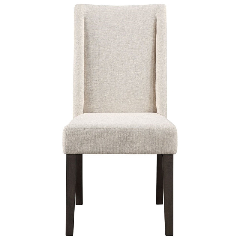 Steve Silver Napa Fabric Upholstered Dining Chair - Dusky Cedar-Beige