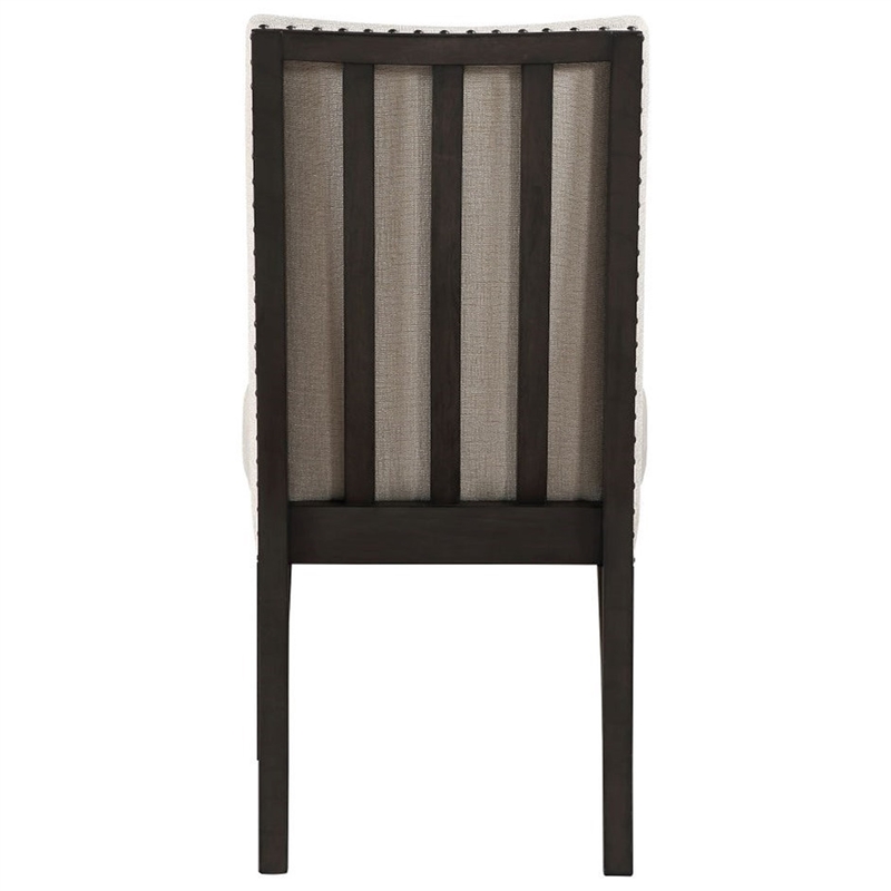 Steve Silver Napa Fabric Upholstered Dining Chair - Dusky Cedar-Beige