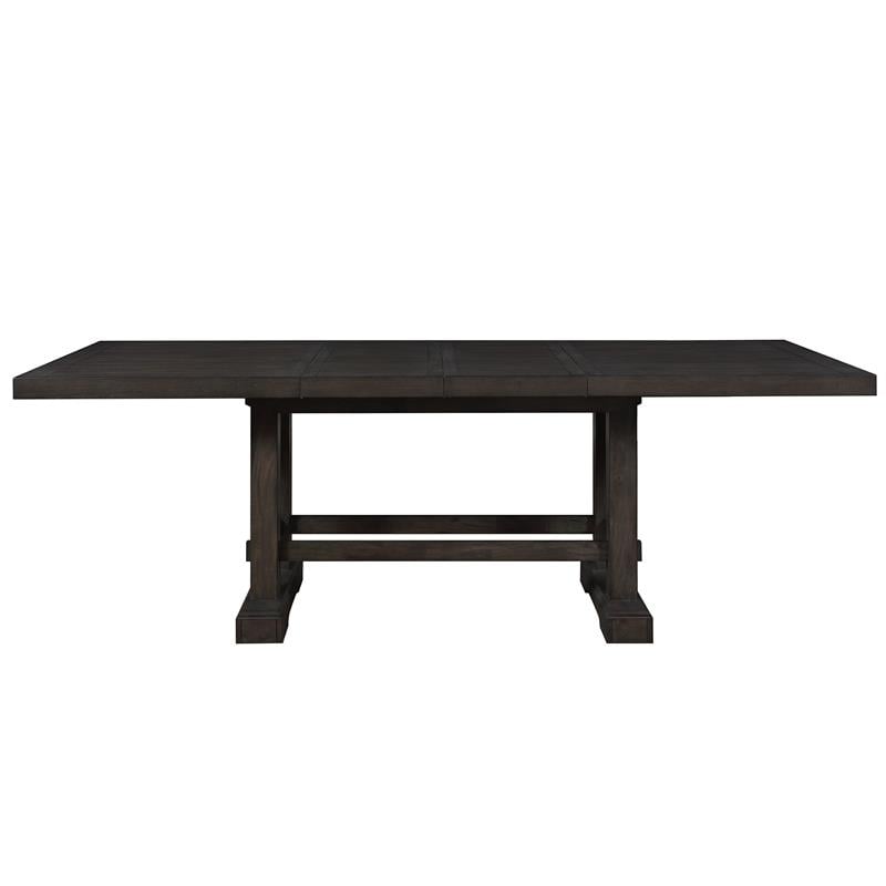 Steve Silver Napa Dusky Cedar Brown Wood Counter Height Dining Table