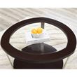 Steve Silver Duncan Espresso Finished Wood and Metal Cocktail Table