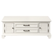 Charlestown Modern Farmhouse Soft White Lift-top Wood Coffee Table