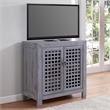 Steve Silver Rio Farmhouse Antiqued Gray Wood Accent Cabinet