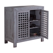 Steve Silver Rio Farmhouse Antiqued Gray Wood Accent Cabinet