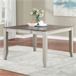 Abacus Two-tone Smokey Alabaster and Brown 7-piece Counter Dining Set