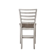 Abacus Two-tone Smokey Alabaster and Brown 7-piece Counter Dining Set