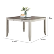 Abacus Two-tone Smokey Alabaster and Brown 9-piece Counter Dining Set