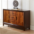 Abaco Buffet Sideboard in Two Tone Cherry Wood Finish