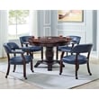 Steve Silver Company Tournament Brown Top Poker Table in Cherry