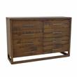 Lofton 8-drawer Mocha Brown Wood Dresser