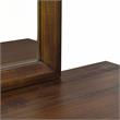 Lofton 8-Drawer Mocha Brown Wood Dresser and Mirror