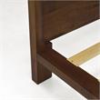 Lofton Queen Mocha Brown Wood Platform Bed