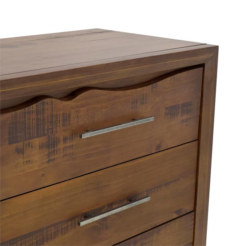 Lofton 4-piece Queen Size Mocha Brown Wood Bedroom Set