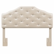 Dawson Pearl Faux Leather Upholstered Queen Headboard