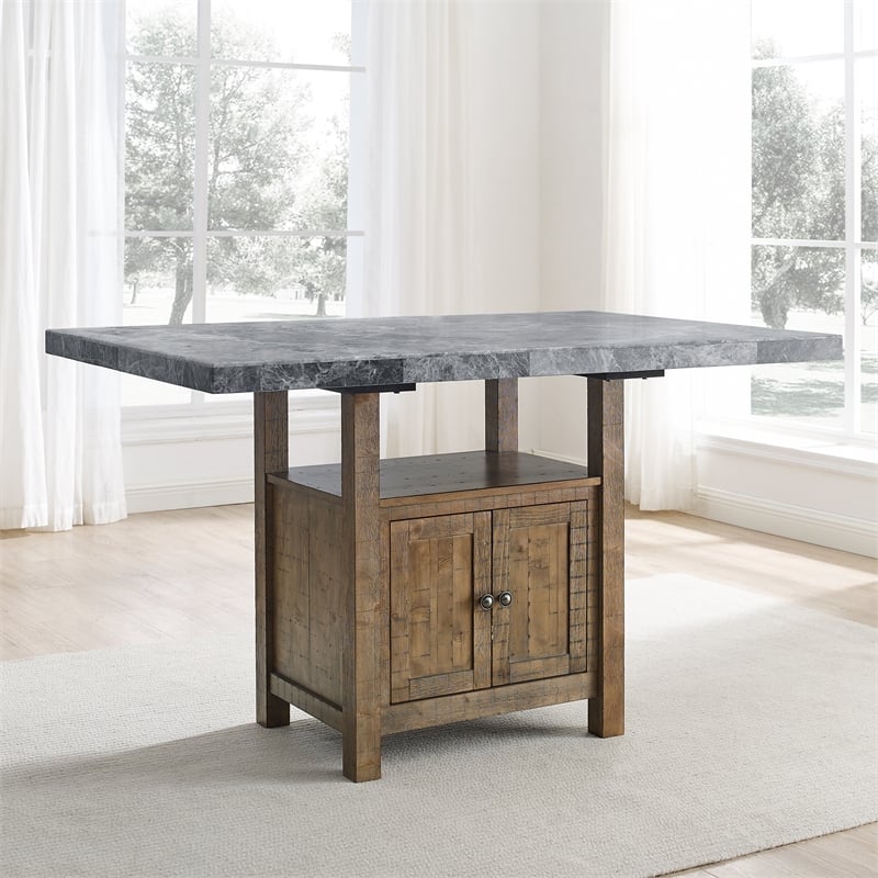 Steve Silver Grayson Gray Marble 36