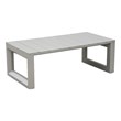 Dalilah Gray Aluminum Patio Cocktail Table