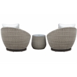 Adeline Driftwood Gray Wicker Patio 3-Pack