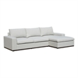 Steve Silver Wyatt Gray Fabric Aluminum Frame Chofa