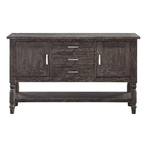 Steve Silver Hutchins Washed Espresso 3- Drawer Wood Server