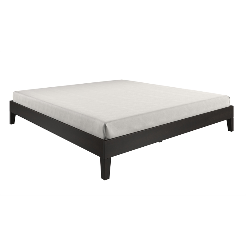 Steve Silver Nix King Black Wood Platform Bed